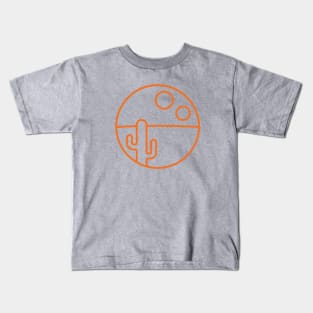 Camp Tatooine (Bright Orange) Kids T-Shirt